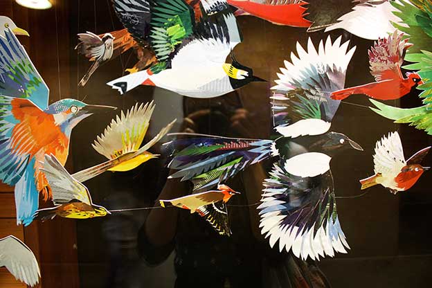 Flock Of Birds Collage For Yorkshire Sculpture Park