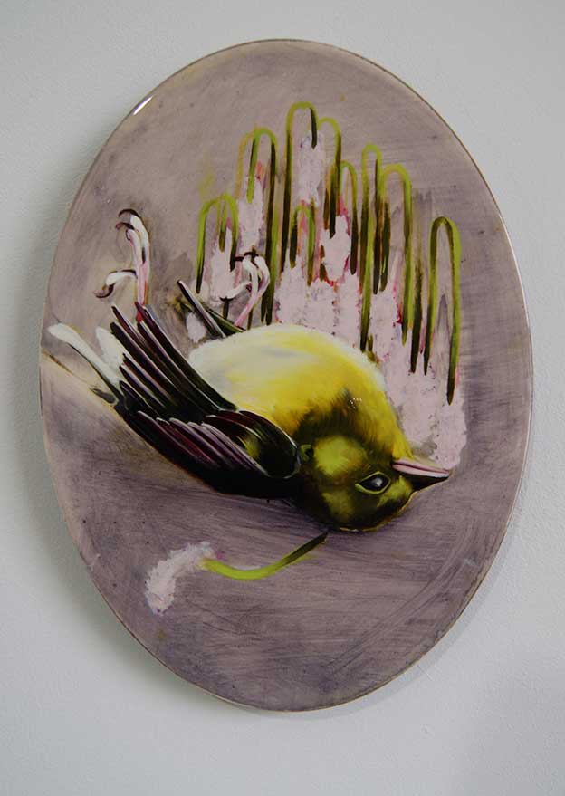 Beautiful Series Of Oil Paintings Of Dead Birds With Flowers