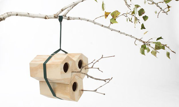 NeighBirds Modular Birdhouses For Expanding Bird Families