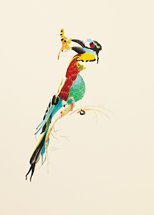 Josh Robbins' Bright And Beautiful 'Blind Drawn' Australian Birds