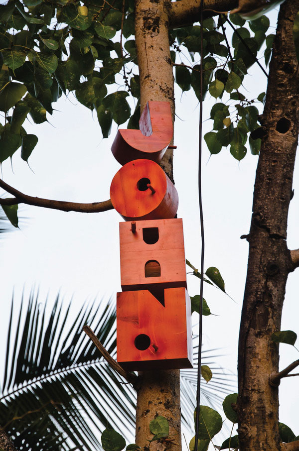 Typographical Birdhouses By Designer Nishant Jethi