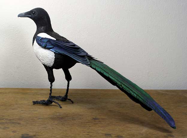 Zack Mclaughlin's Realistic Wood And Paper Birds