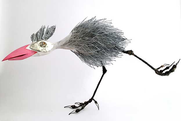 Tom Hill's Birds Made Of Wire And Wood